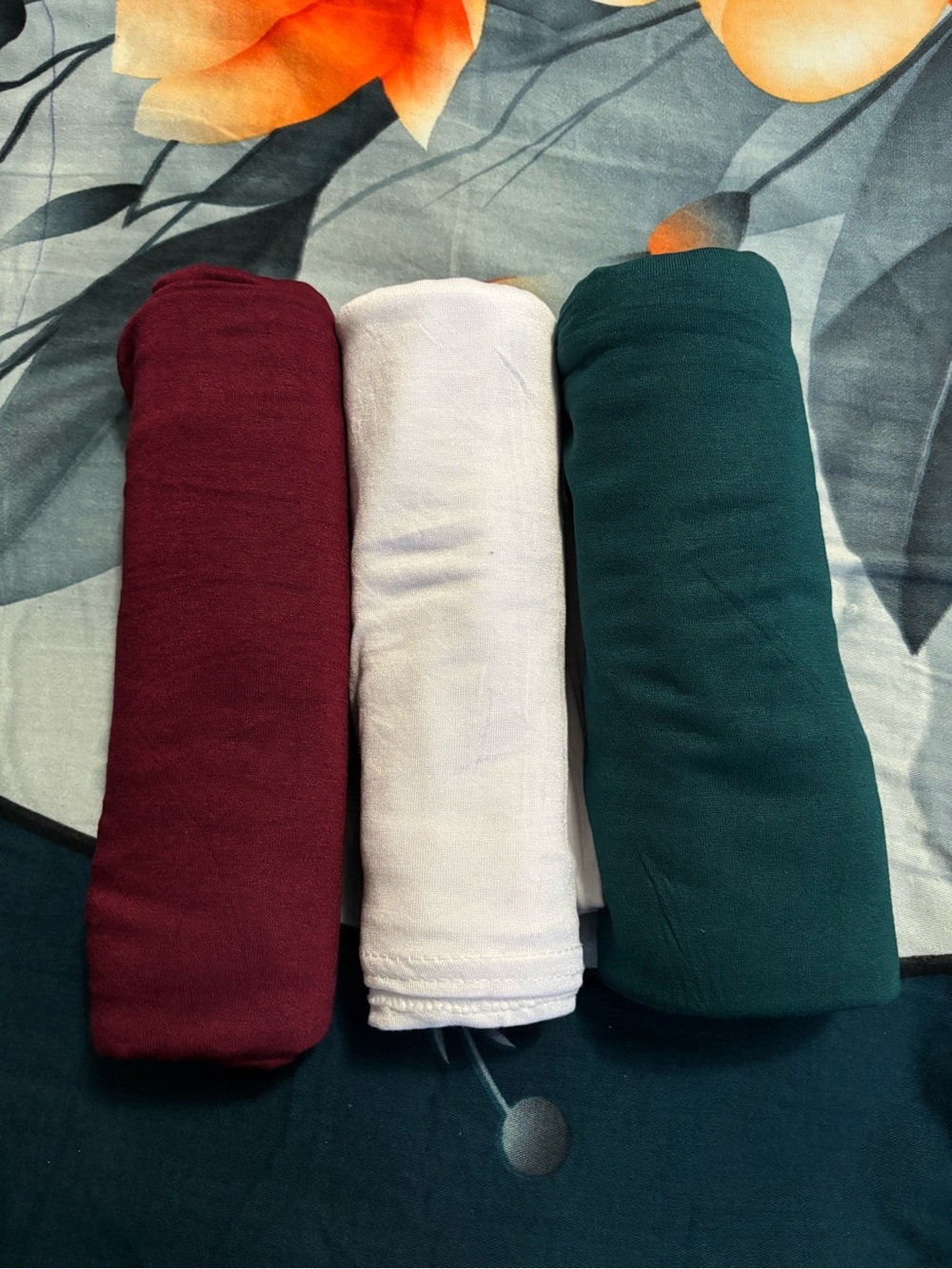 Set of 3 Jersey Hijabs size 75x170cm